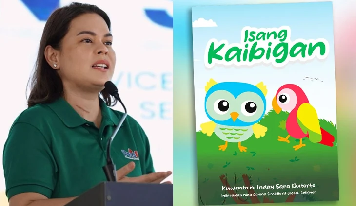 FROM THE ARCHIVES: Vice President Sara Duterte, who was also the Education secretary at the time, launched the book “Isang Kaibigan” at Esteban Abada Elementary School on November 21, 2023.
